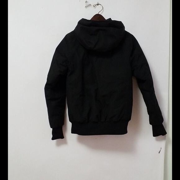 THE NORTH FACE BLACK HEAVY SHORT COAT SZ XS/TP - Picture 2 of 8